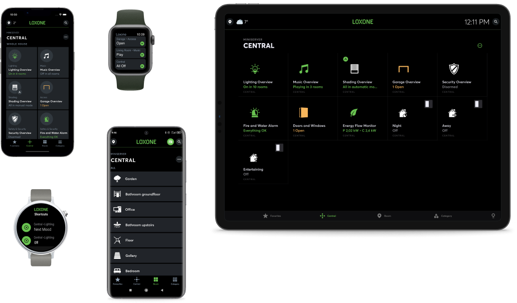 Loxone App Interface